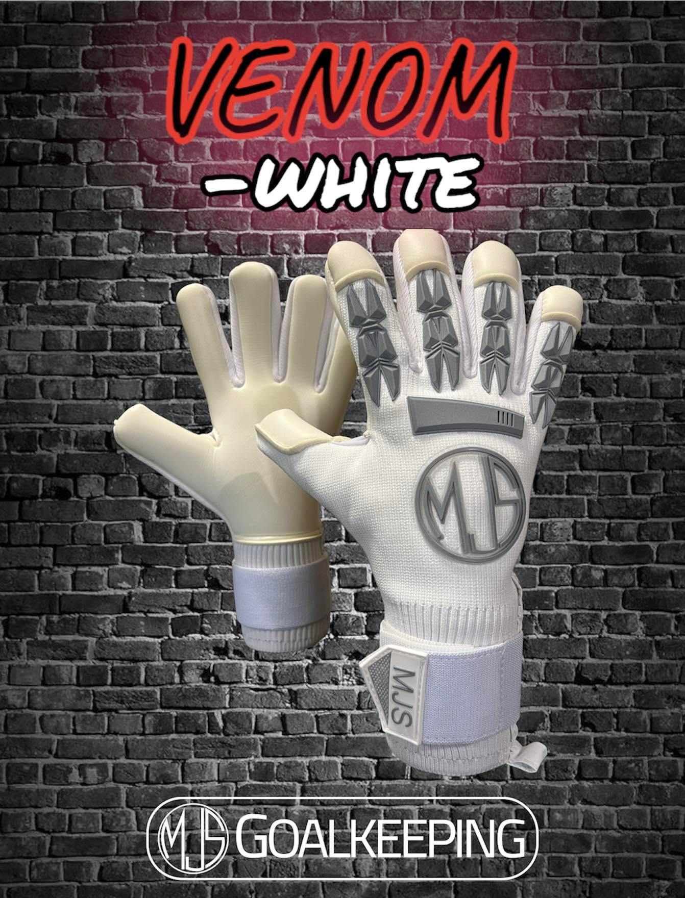 VENOM Goalkeeper Gloves - WHITE