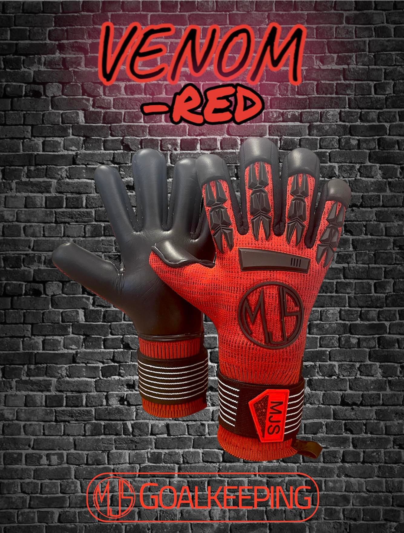 VENOM Goalkeeper Gloves - RED