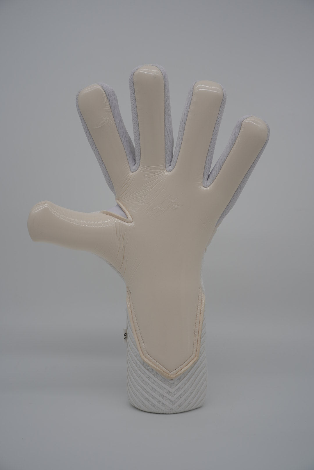 New White Knit Goalkeeper Glove