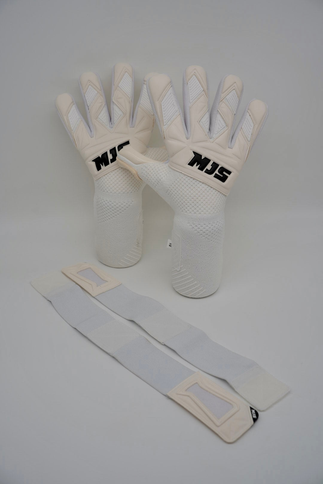 New White Knit Goalkeeper Glove