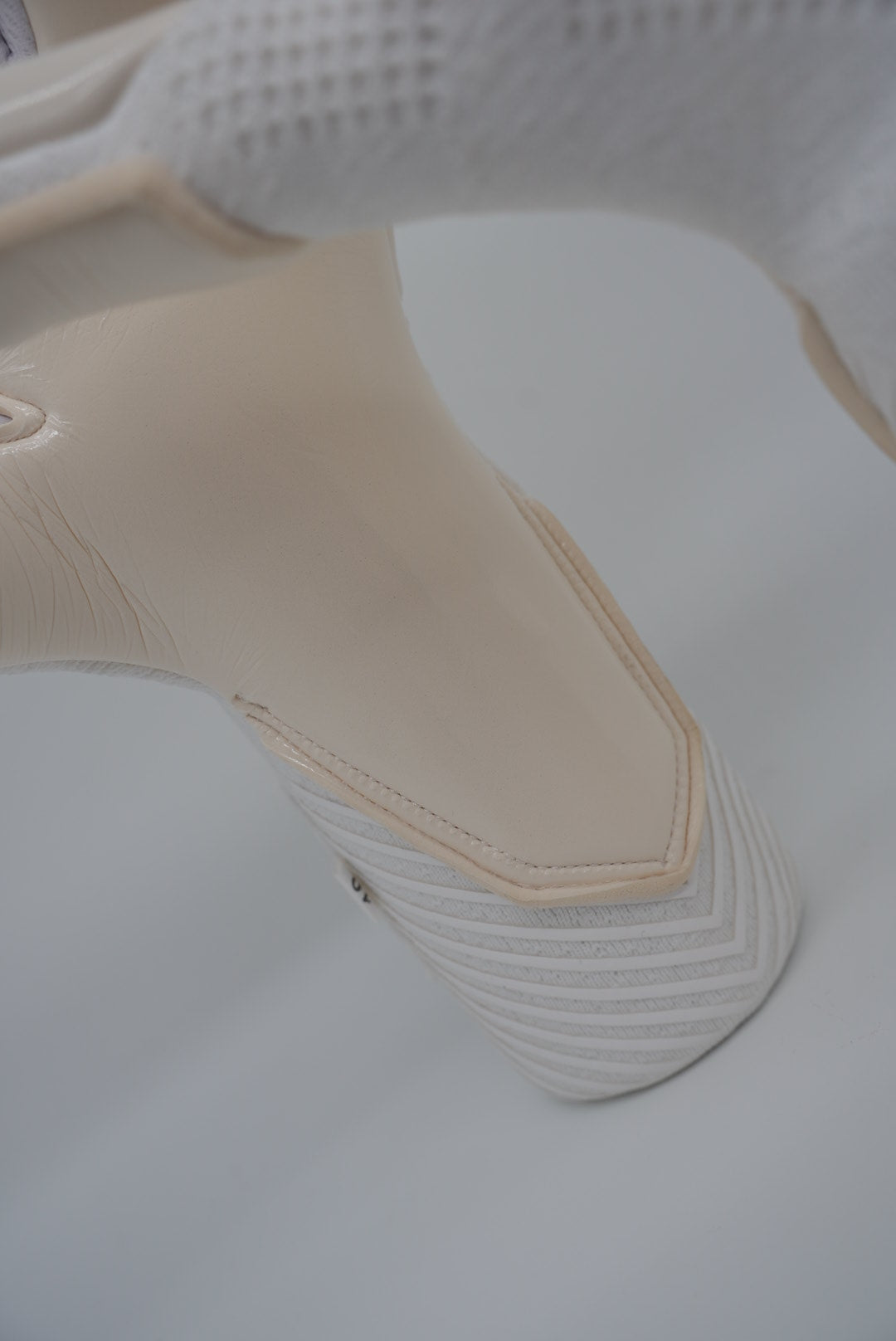New White Knit Goalkeeper Glove